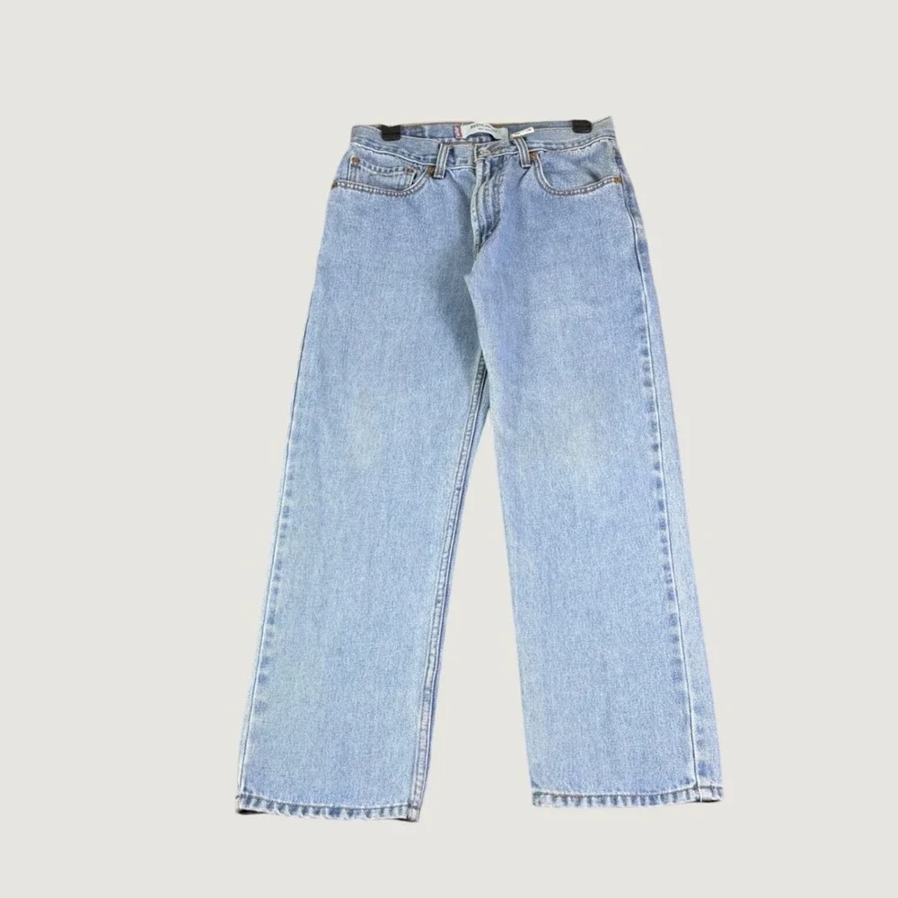 Levis distressing shown